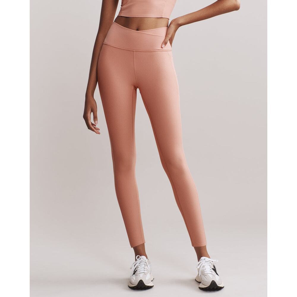 Rhone Ripple 7/8 Pocket Legging in CAMEO Pink - Womens size XS